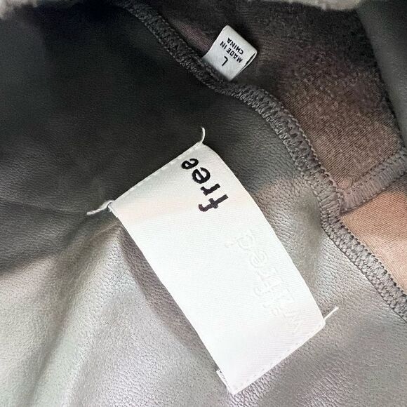 Wilfred Free Legging Pants Women's Olive Green Large Faux Leather High Rise Long - Picture 6 of 11